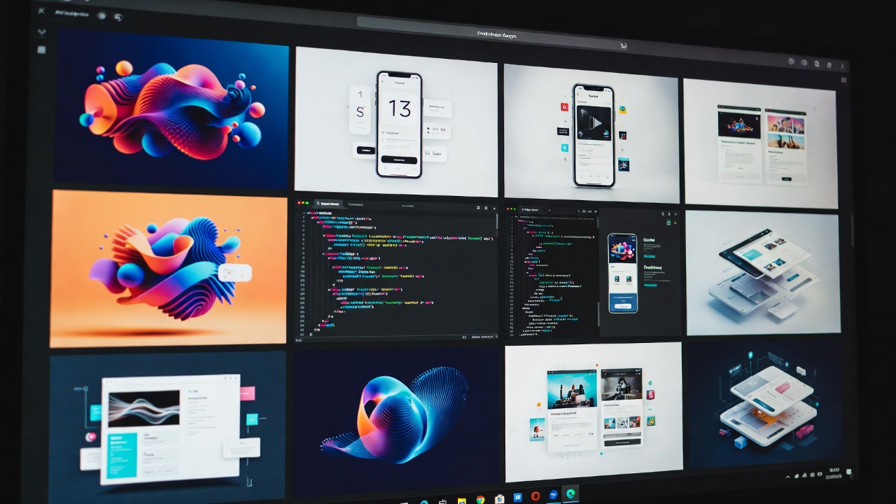 Design portfolio and development workspace